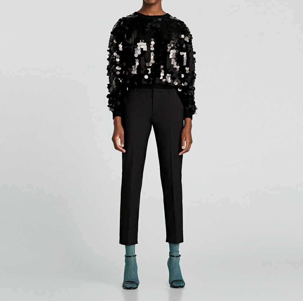 NWT! Zara Straight Cut Trousers